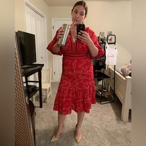Max Studio Flora Midi Dress